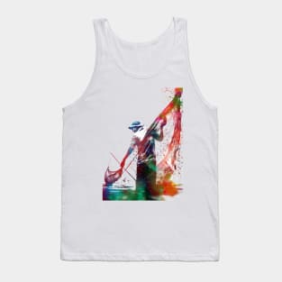 Fishing sport art #fishing Tank Top